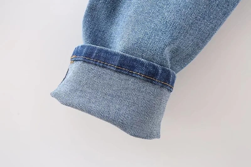 Blue Wash High Waist Jeans