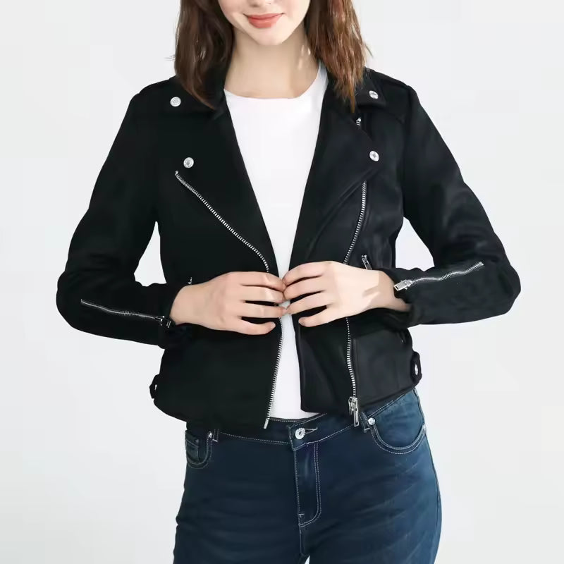Zipper and Lapel Jacket
