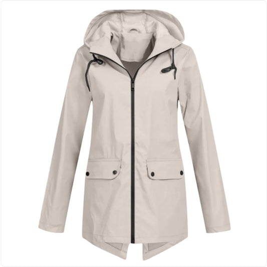 Hooded Windbreaker Coat