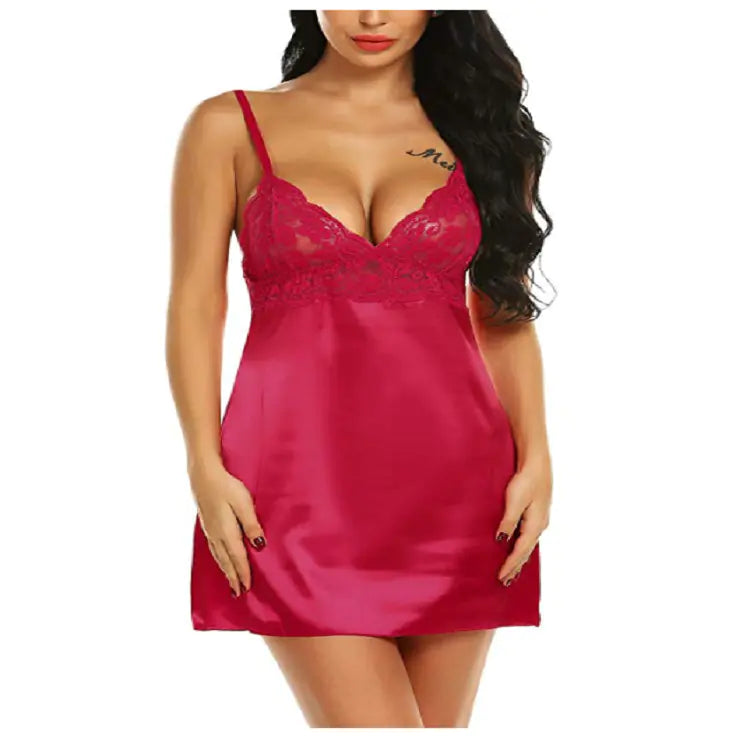 Lace Sheer Cami Nightgown