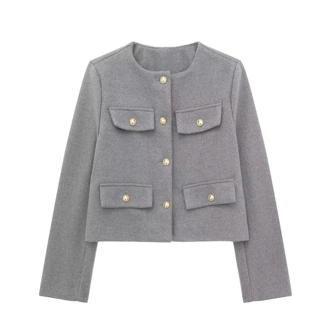 Trim Short Jacket