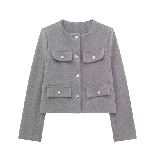 Trim Short Jacket