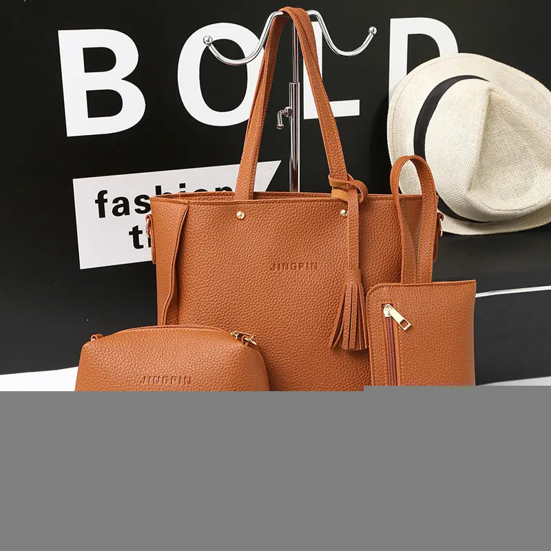 4-Piece Set of Trendy Women's Shoulder Bags