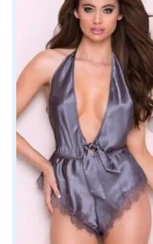 Silky Deep V Backless